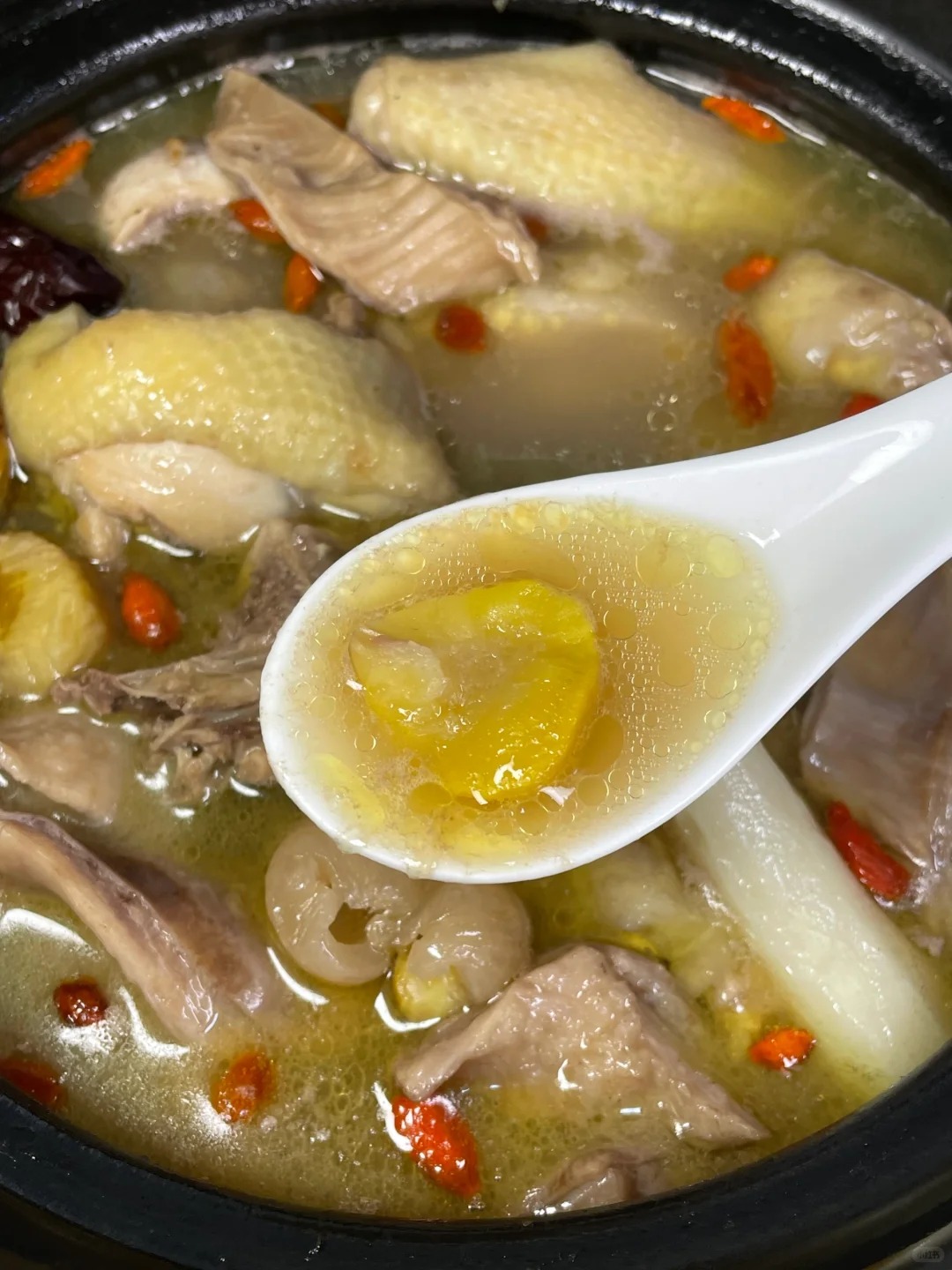 Pork Belly & Chicken Soup with Chestnuts