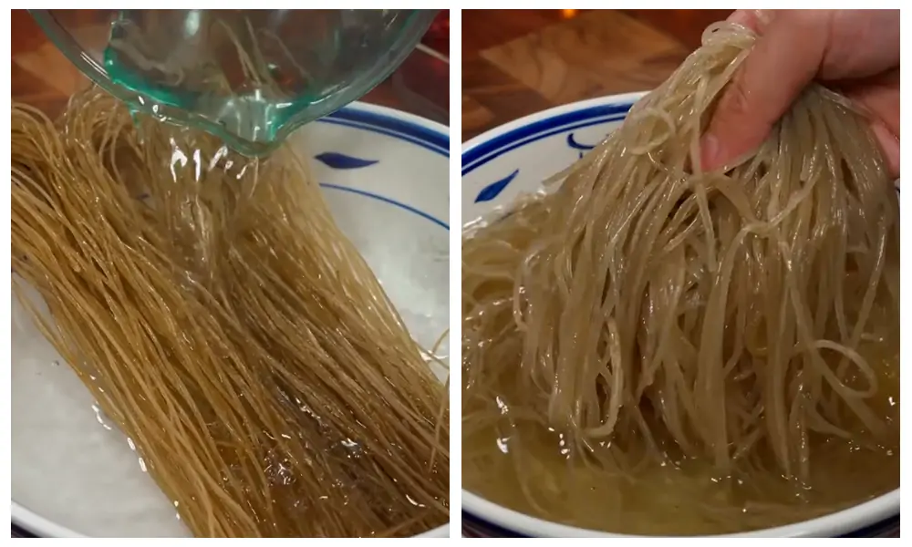 Preparing the Noodles